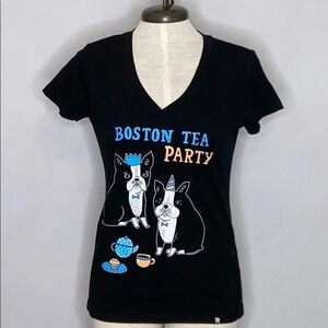 Gemma Correll Boston Tea Party Graphic Tee -Medium